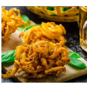 ONION BHAJIS (2 PIECES)