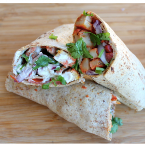 CHICKEN/LAMB TIKKA KATI ROLL (WRAP)